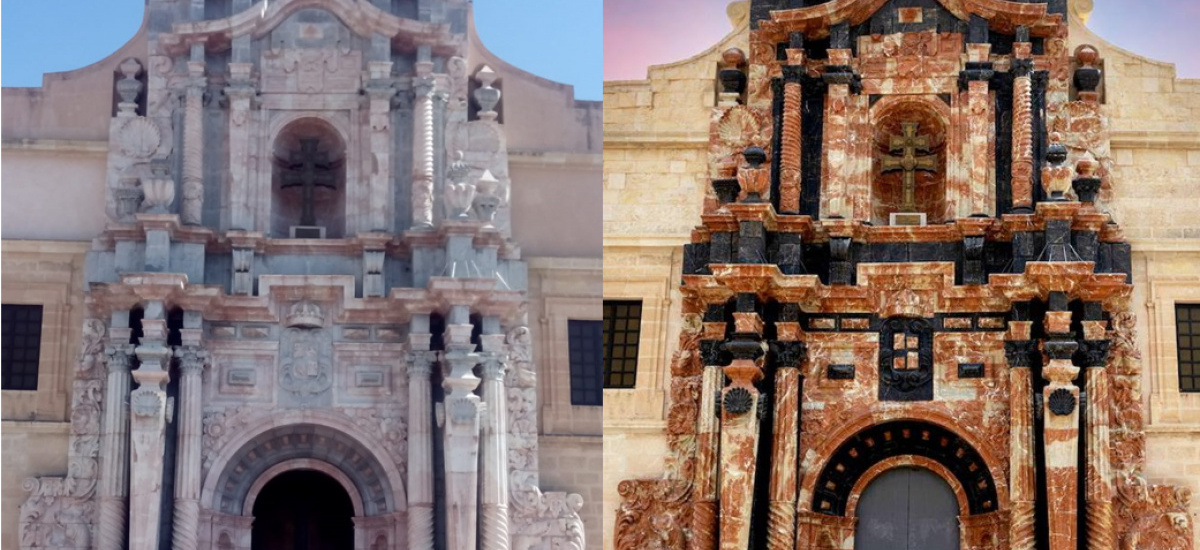 Premio al TFM en Patrimonio Arquitectónico que documenta la restauración de la portada de la basílica de Caravaca